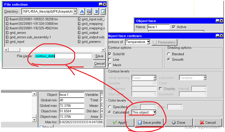 Icepak后处理云图设置